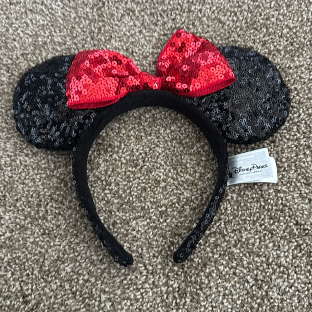 Sequin real mini mouse ears